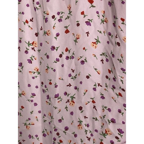 Nicholas Floral Silk Dress Drape Front Ruched Asymmetrical Gala Formal Size 14 - Picture 14 of 14